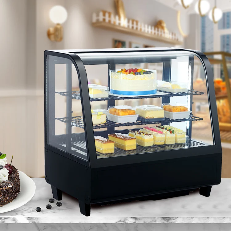 Cake showcase counter bakery display small size buffet cooler commercial refrigeration equipment refrigerator XCW-120L