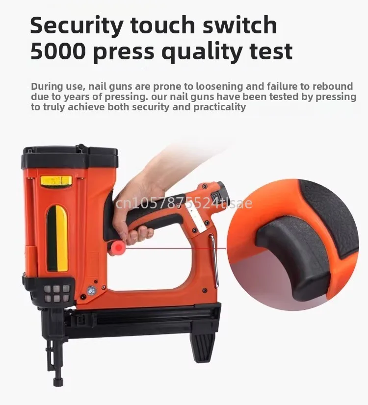 GSR40A Adjustable Cordless Fast Gas Nailer Air Nailer for Woodworking Concrete Door and Window Trough Decorative Fixed Nailer