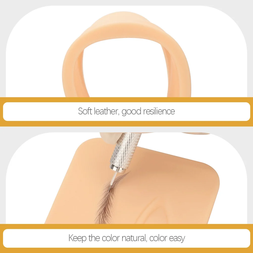 

Silicone Practice Tattoo Skin Makeup Eyebrow Microblading Face Practice Board Fake Skin for Tattoo Drawing Supplies