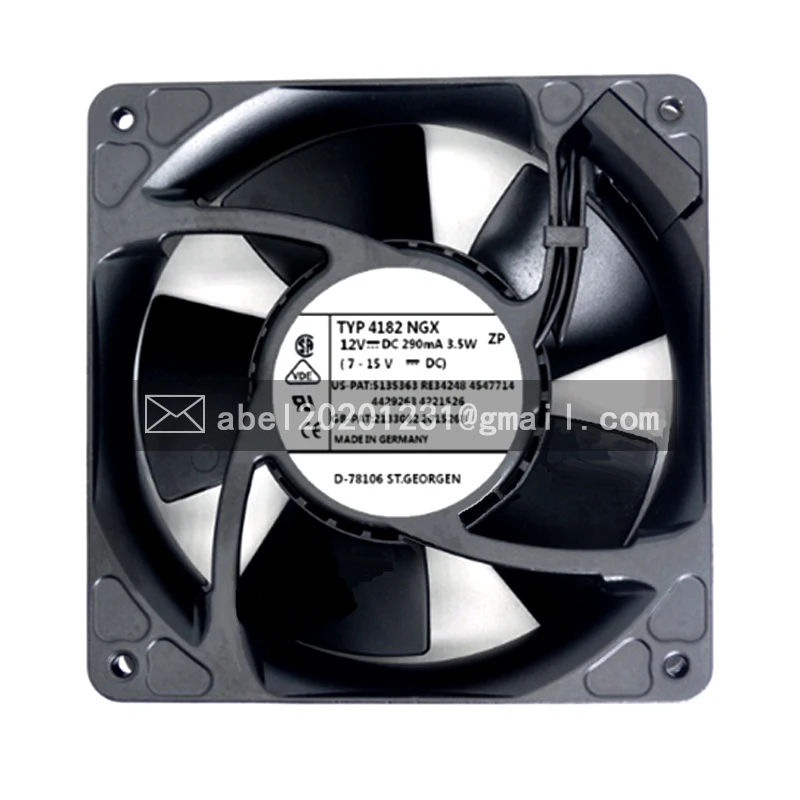 

BRAND NEW TYP 4182NGX 4182 NGX DC 12V ORIGINAL COOLING FAN COOLER 119 x 119 x 38 mm