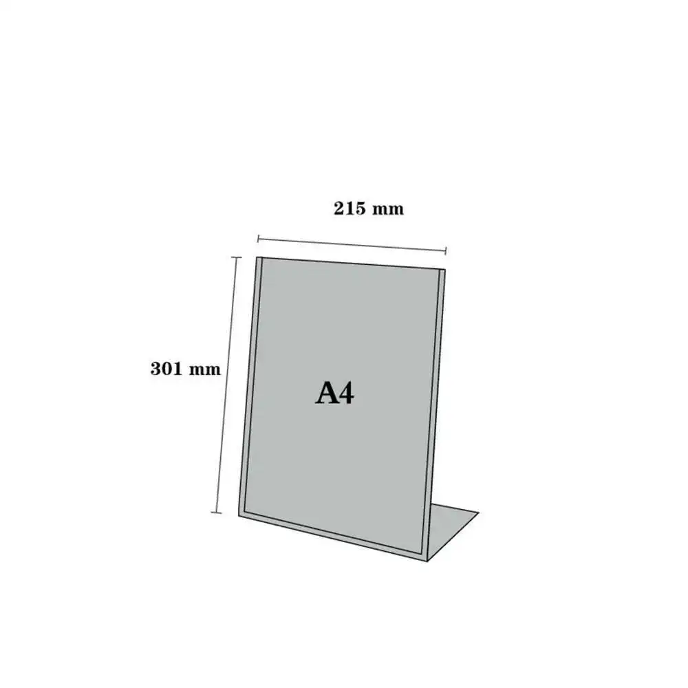 1PCS Pop Advertising Poster Desk Table Top Banner Display Rack Kt Board Sign Holder Menu Literature Display Stand A4 Ad Page