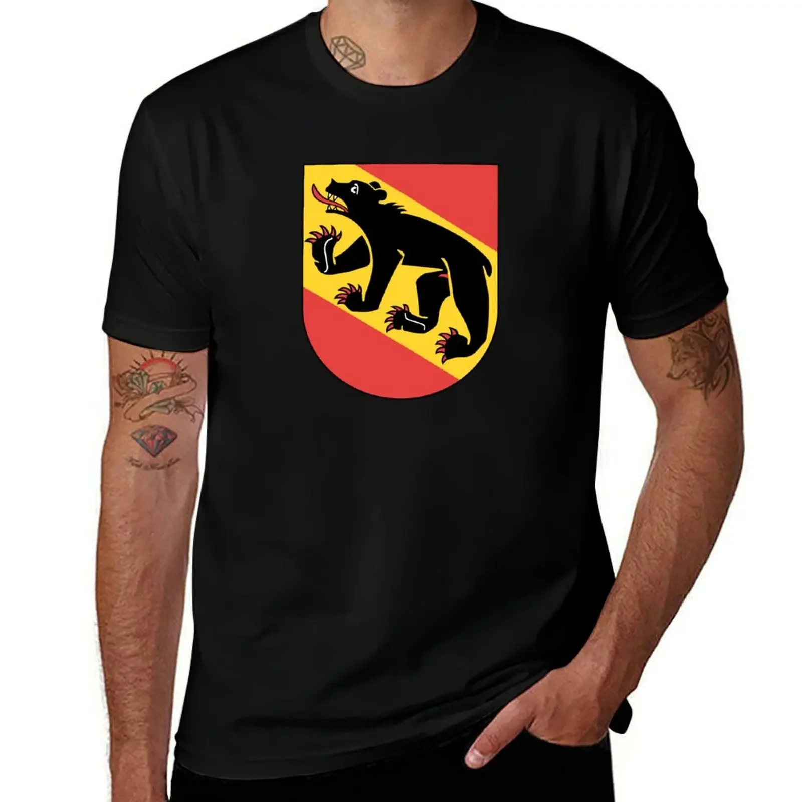 

Coat of Arms of Bern, Switzerland T-Shirt anime stuff anime clothes t shirts for men