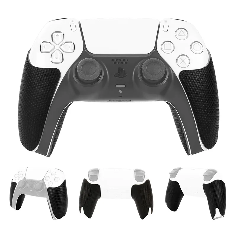 Für Playstation 5 PS5-Controller, strukturiertes Gummi, rutschfest, rutschfest, schweißabsorbierend, Aufkleber-Abdeckung, Performance-Griff, Silikonkappen