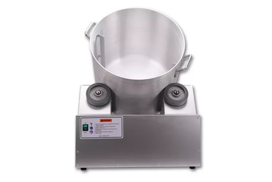 Commercial Popcorn Seasoning Coater Mixer Tumbler | Flavor Powder Coating & Wrapping Machine 220V 110V 450W