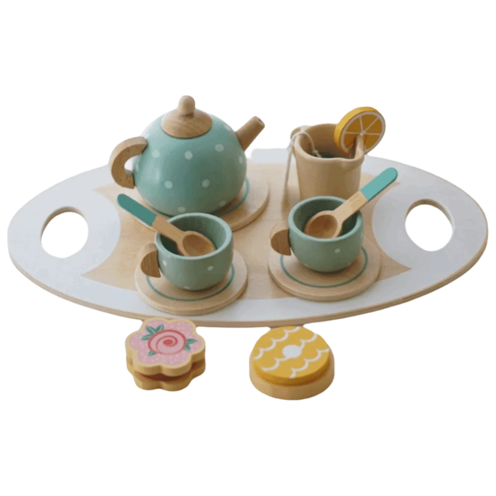 Mini Size Simulated Teapot and Tea Set Simulation Design Pretend Play Mini Breakfast Store Parent Interactive Role Playing