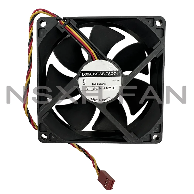 Ventilateur de refroidissement serveur à 3 fils, 24V, 0,21 A, 90x90x25mm, D09A05SWB