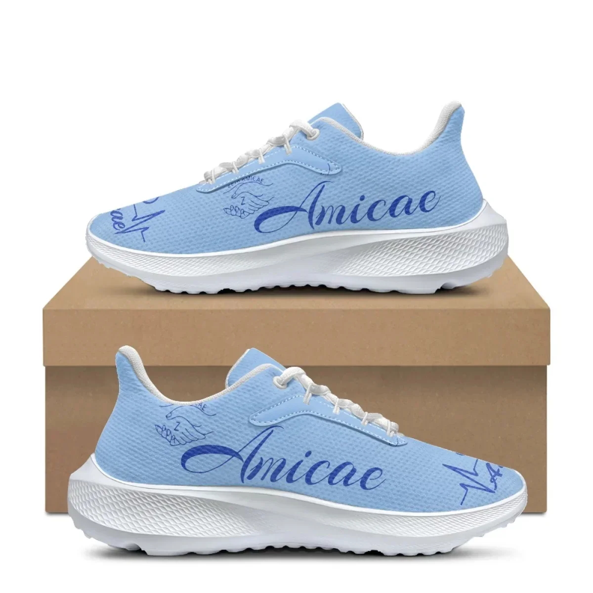 

Повседневная обувь на плоской подошве с принтом Zeta Amicae для женщин, спортивная обувь для активного отдыха Friends Of Zeta, летние удобные дышащие кроссовки