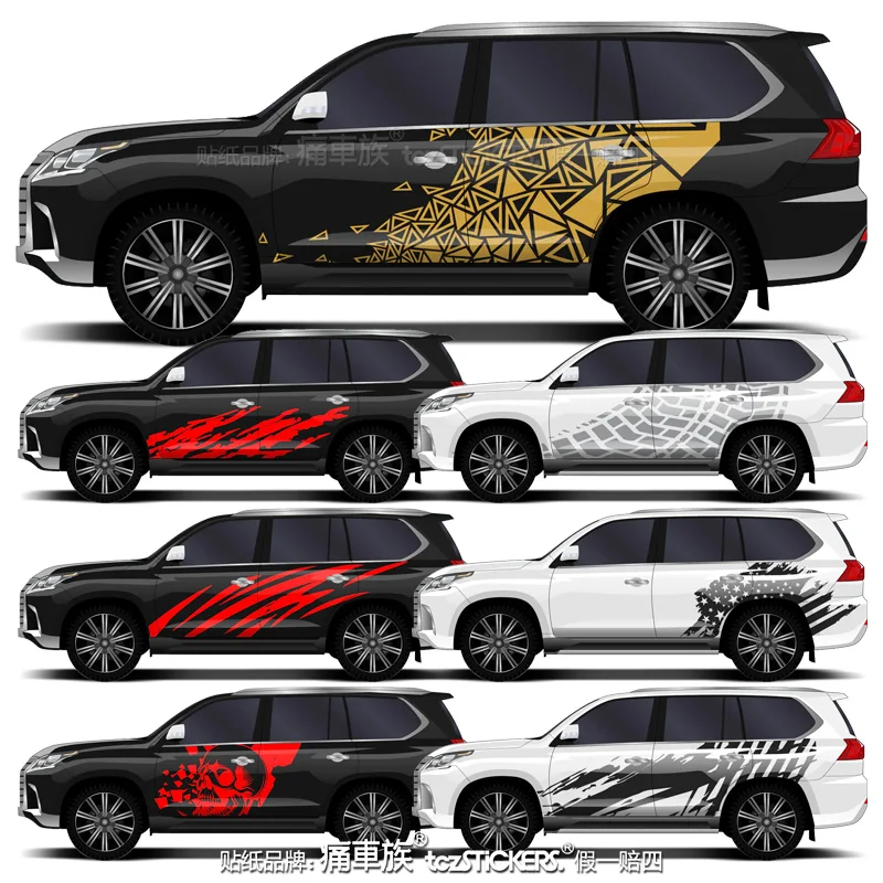 

Car Vinyl sticker FOR Lexus LX570 Toyota LC200 body exterior decoration personalized custom sports decal accessories