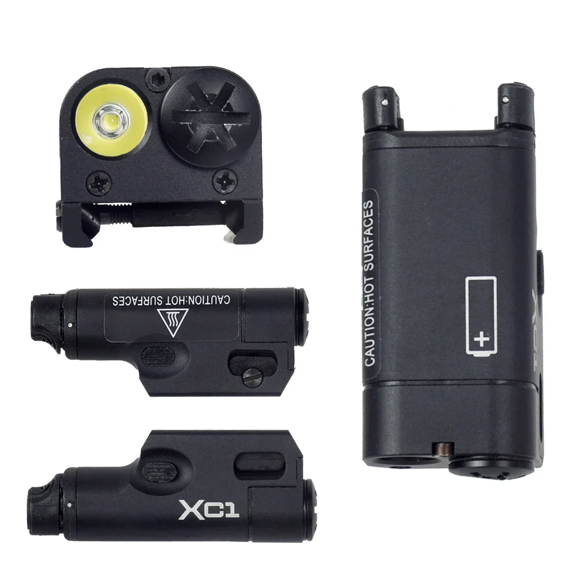 Tactical XC1 Flashlight For Glock 17 G17 G19 P320 Airsoft Pistol Gun XC2 Weaponlight Scout Accessories Fit 20mm Picatinny Rail