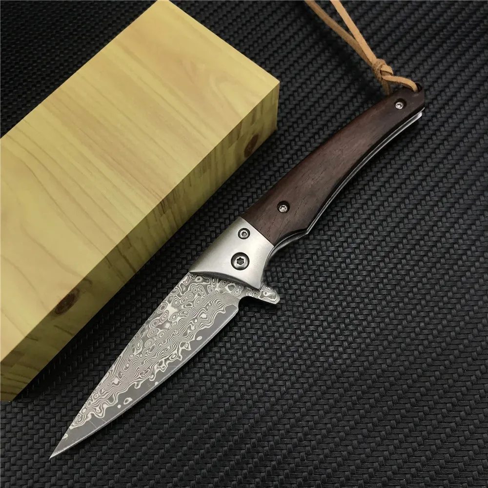 

New VG10 Damascus Steel Knives Ball Bearing Folding Knife Tactical Military Outdoor Survival EDC Jackknife Navajas De Bolsillo