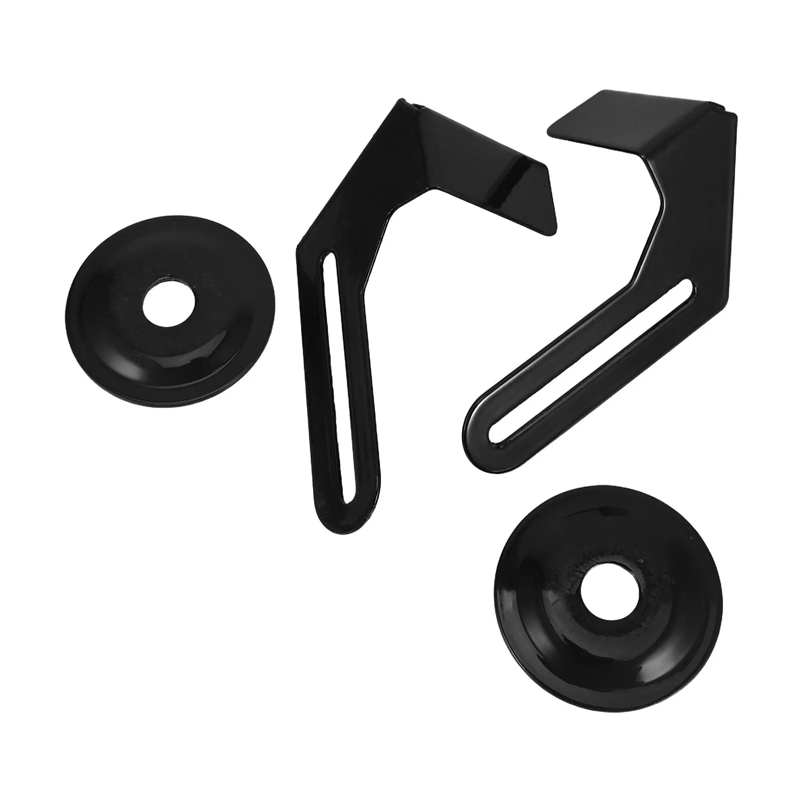 2Pairs Bench Grinder Tool Rest Bracket Adjustable Gap Wheel Flange Protective Retainer Stable Support for 150 200 Type Grinding