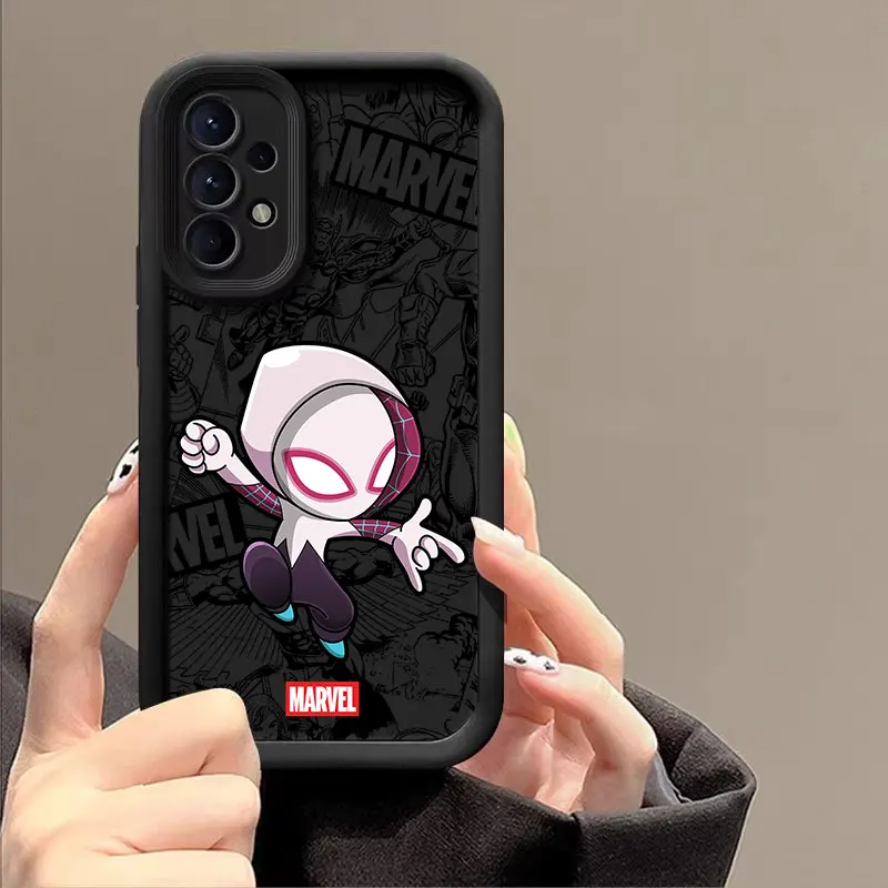 Picture 5: Marvel Spiderman Gwen Case For Samsung Galaxy A57 A56 5G A37 A36 A17 A07 A26 A16 A06 A55 A52 A14 A73 A34 Ironman Silicone Cover