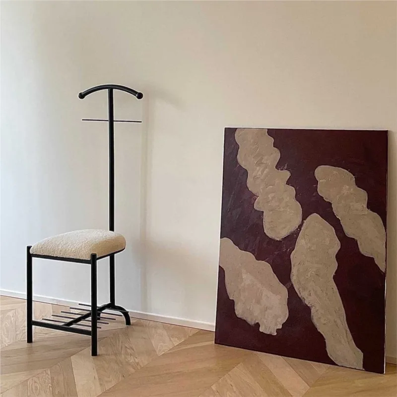 

Simple Modern Coat R Bedroom Household Vertical CoFloor Clothes Hanging ClothesFitting Room Shoe Bench