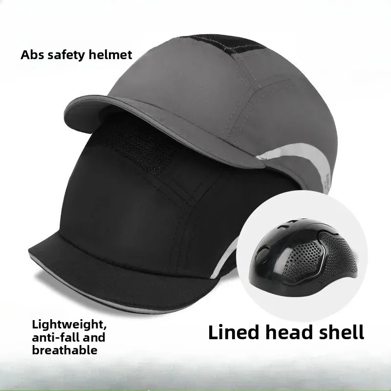 New Bump Safe Cap Baseball Hat Style Protective Hi-Viz Anti-collision Hard Hat Helmet Head Protection Work Safety Repairing