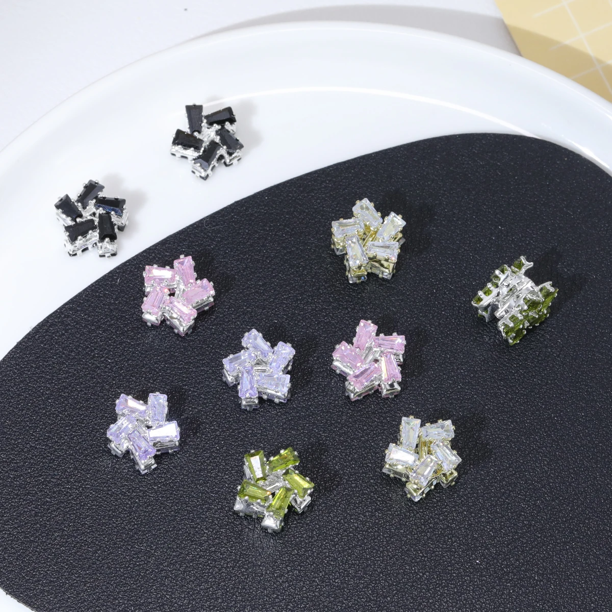 Cordial Design 50 Uds. Cuentas de cobre de 12*12MM/hechas a mano/hallazgos y componentes de joyería/efecto de diamantes de imitación/forma de flor/cuentas DIY # 18669