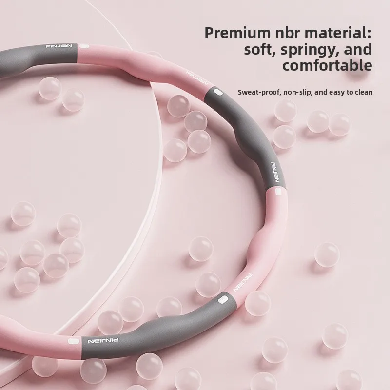 Removable Fat Burning Exercise Hoop Thin Waist Slim Belly Abdominal Trainer Portable Fitness Sport Hoops Equipment