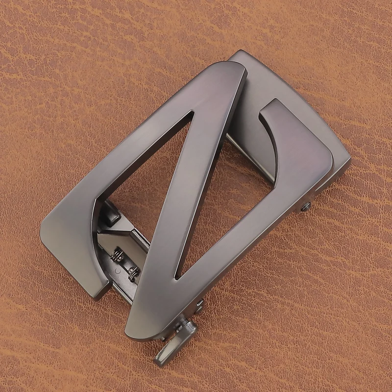 高品質ゴールデン Z 文字自動バックルベルトのみバックル幅 3.5 センチメートルデザイナーブランドファッションウエストストラップバックル