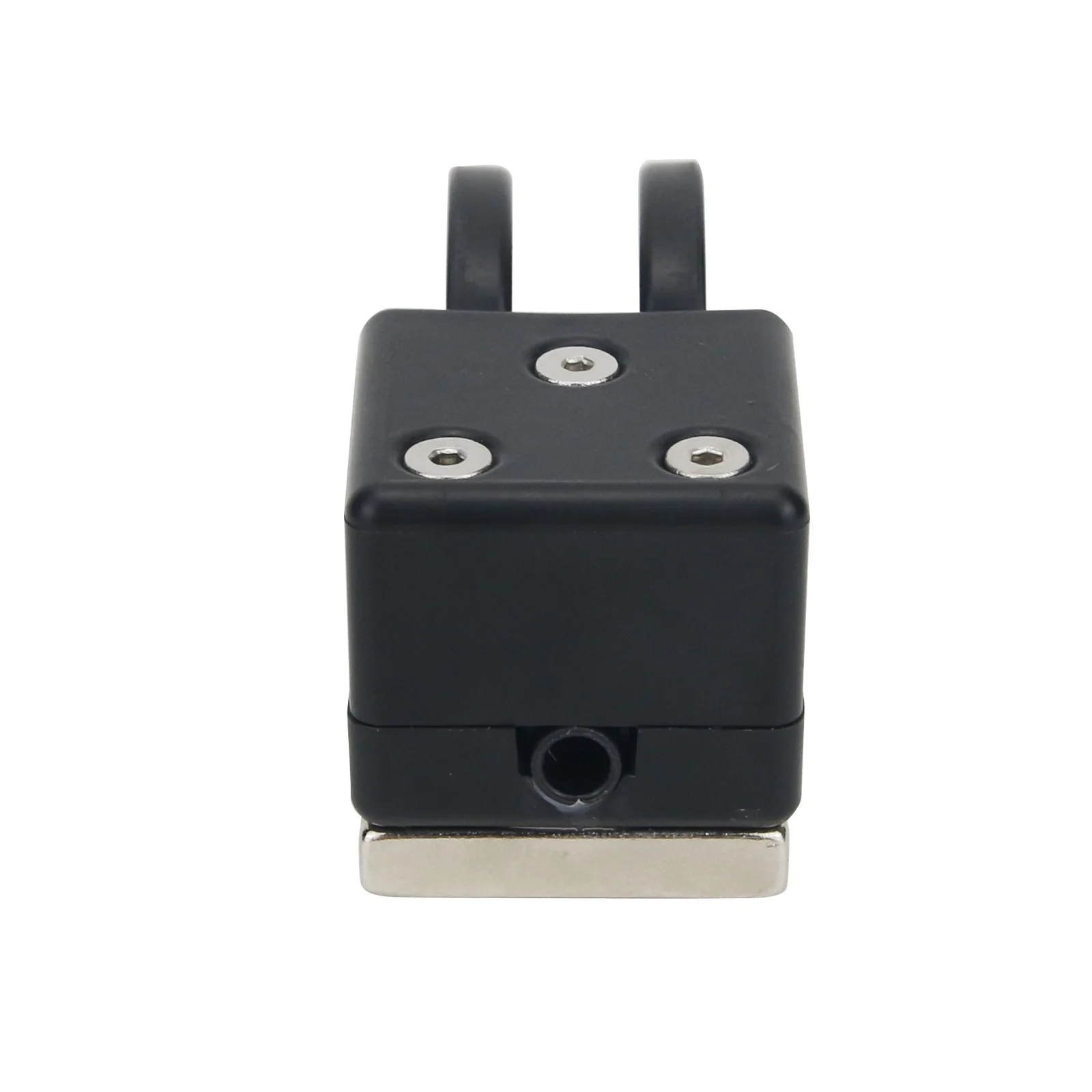 HamGeek QU-21C Mini Dual Paddle Key Morse Key Telegraph Key CW Key Automatic Base Magnetic Absorption