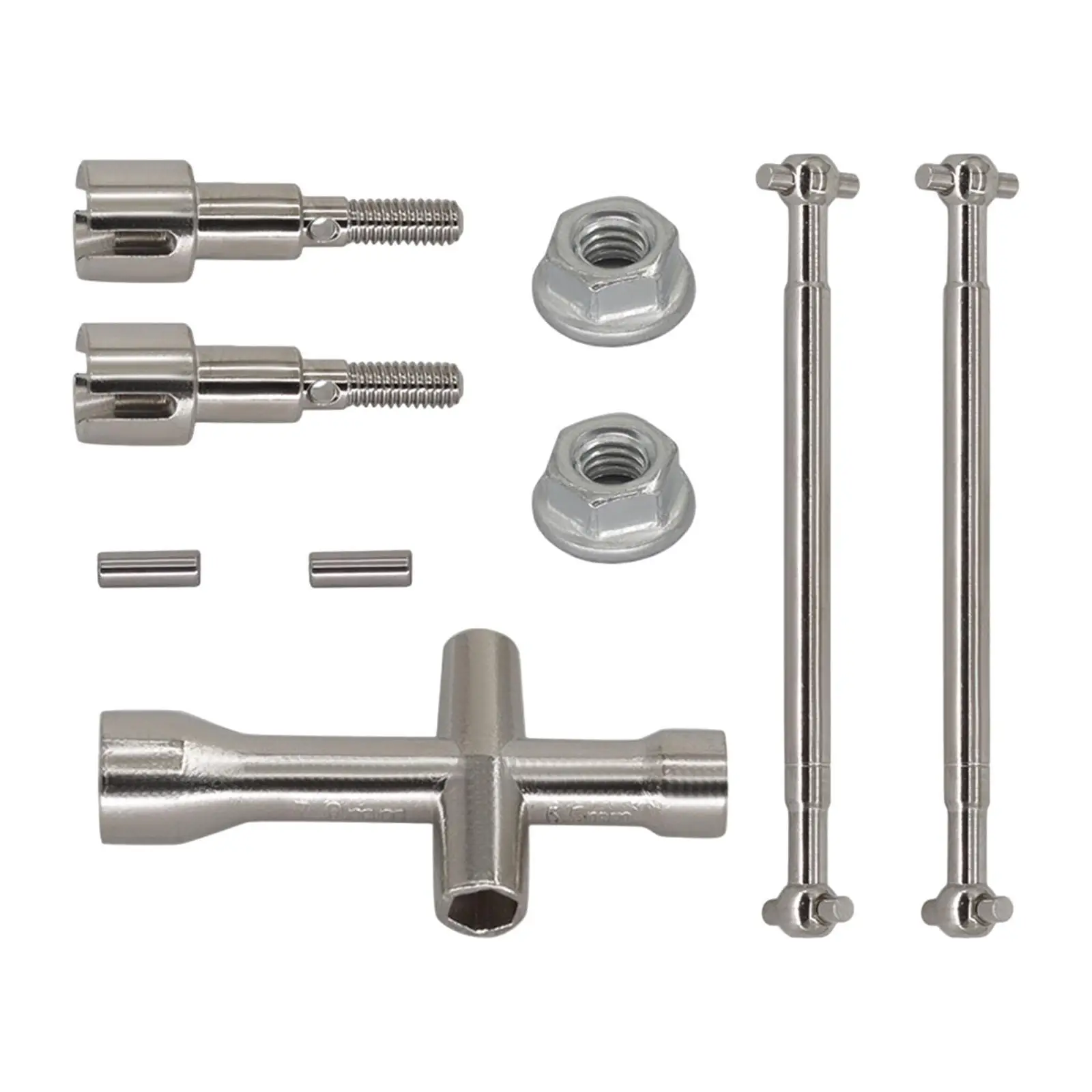 1 16 Rc Car Front Rear Drive Shaft Accessory Strong Metal DIY Parts for 16101PRO 16102PRO 16103PRO 16201PRO Upgrade
