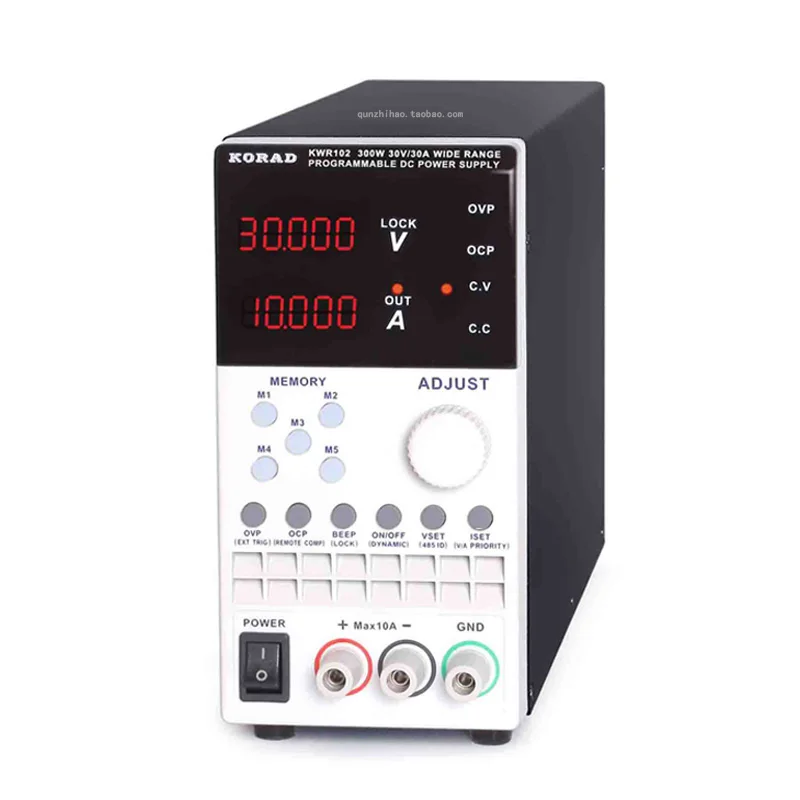 KWR102 30V30A300W Adjustable DC Regulated Power Supply Digital Programmable Linear Digital Display Cell Phone Repair Wide Range