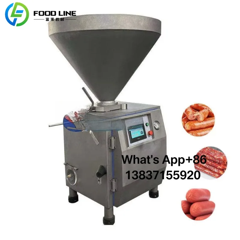 Custom Electric Sausage Making Machine Vertical Vevor Stainless Steel Automatic Filler Meat Grinder Complete Rolls Pork Machine