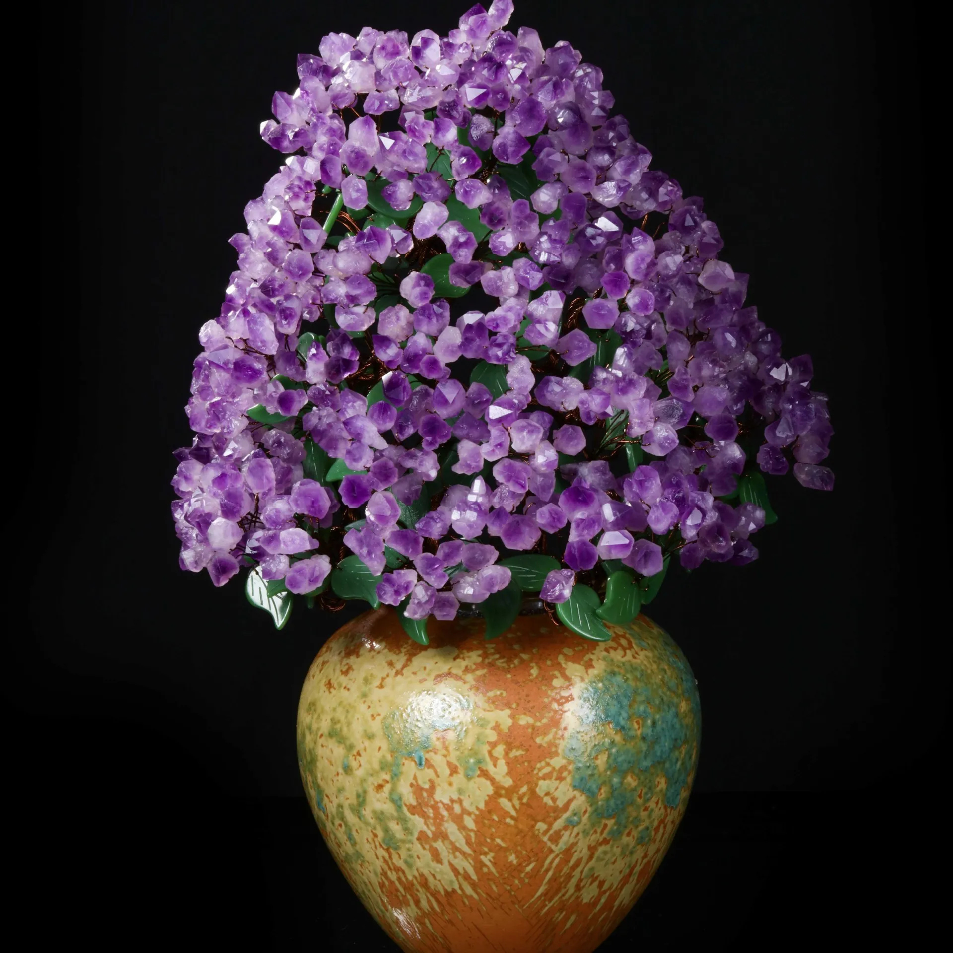 Natural crystal gravel fortune tree cornucopia crystal tree Donghai crystal handicrafts home desktop ornament