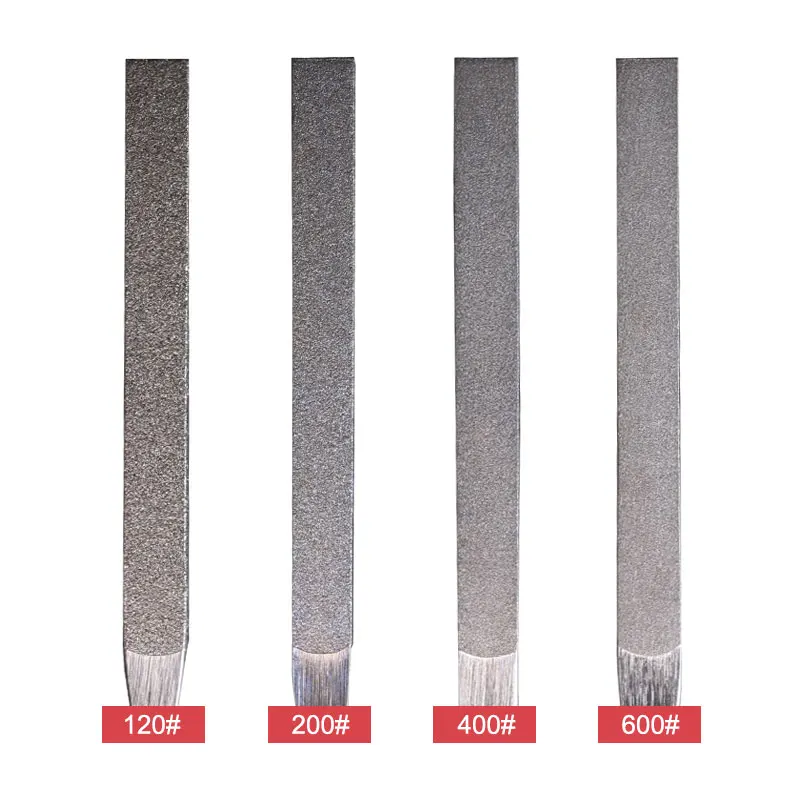 TAIWAN Besdia  Diamond Needle Files 3*140MM Round Half-Round Flat Square Triangle Corundum Alloy File