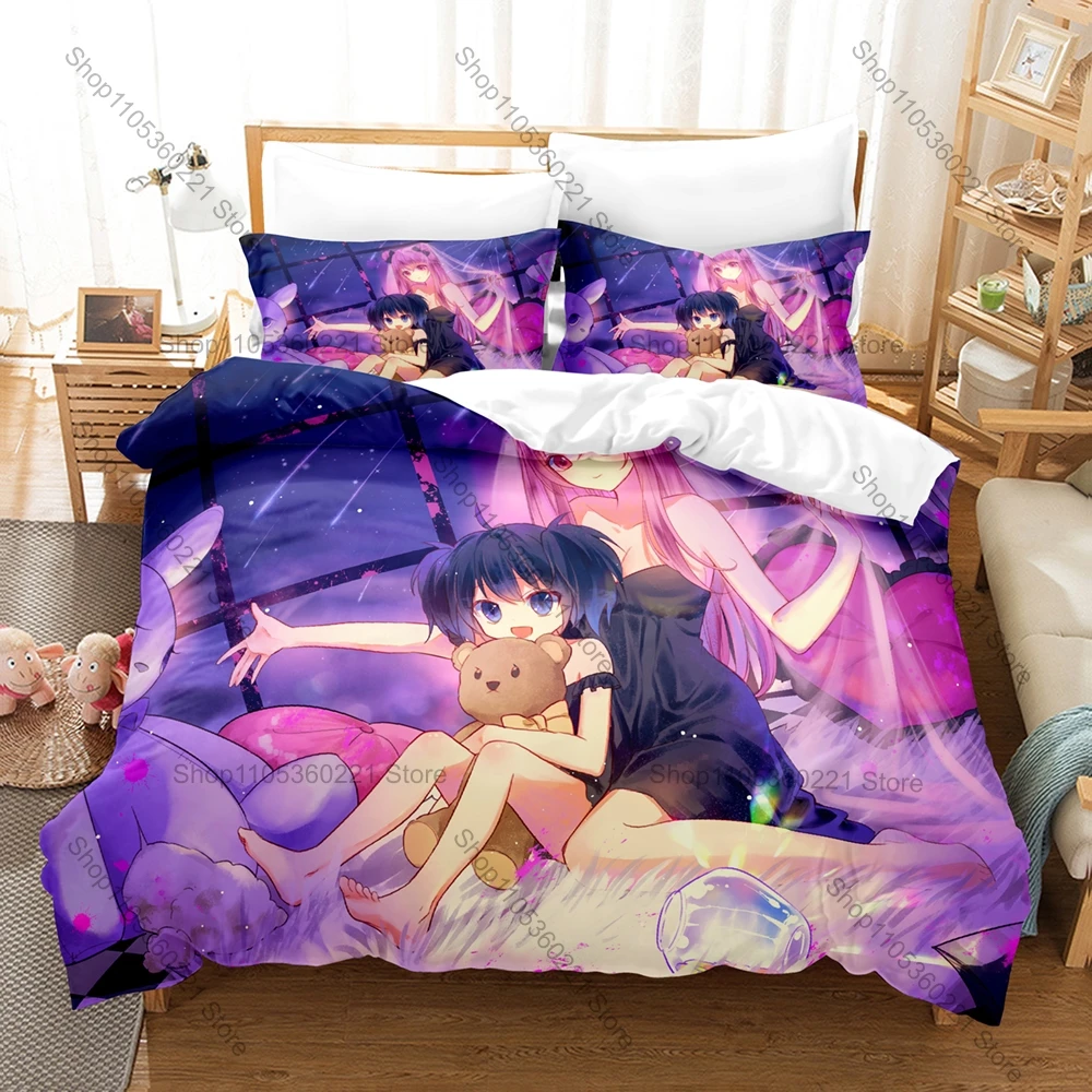 Personality Happy Sugar Life Anime Bedding Set New Duvet Cover Set For Fans Bedroom Home Decor Bed Linen All Sizes