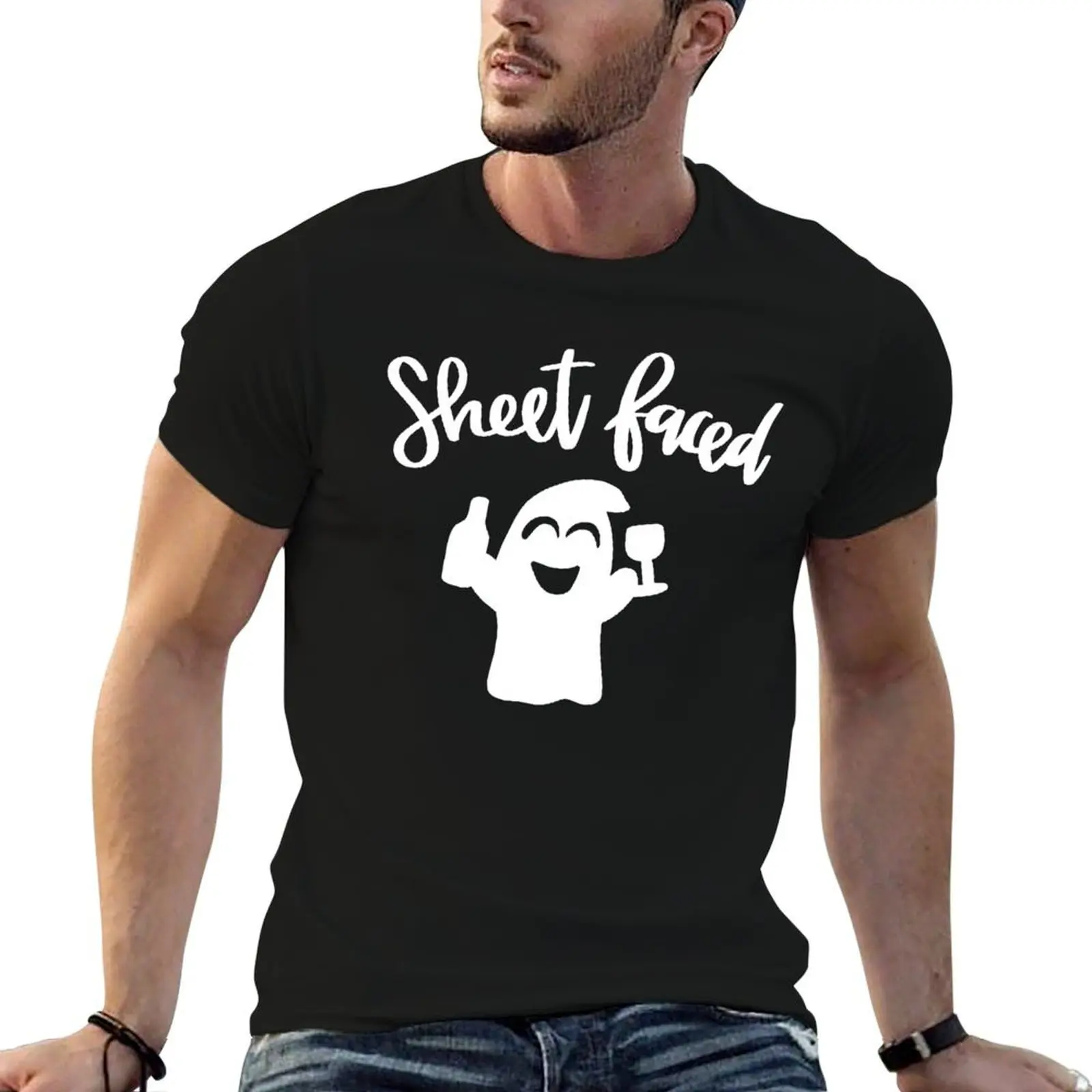 Sheet Faced 2 T-Shirt Casual Holiday Short Sleeve Tee