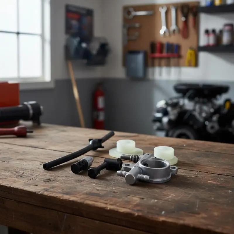Oil Pump Line Hose Kit With Integrated Endless Screw For 25CC 2500 Chainsaw Pump Nozzle Connection Chainsaw