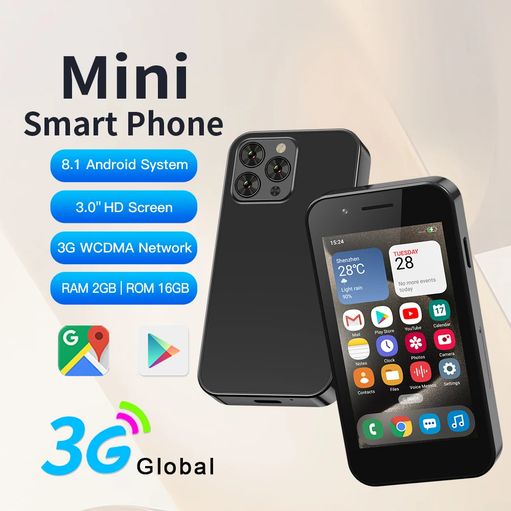 

SERVO KING1000 Mini Smartphone Android 3G Network Dual SIM Cards 2GB 16GB WIFI Hotspot Celular Pocket Small Smart Phone Flagship