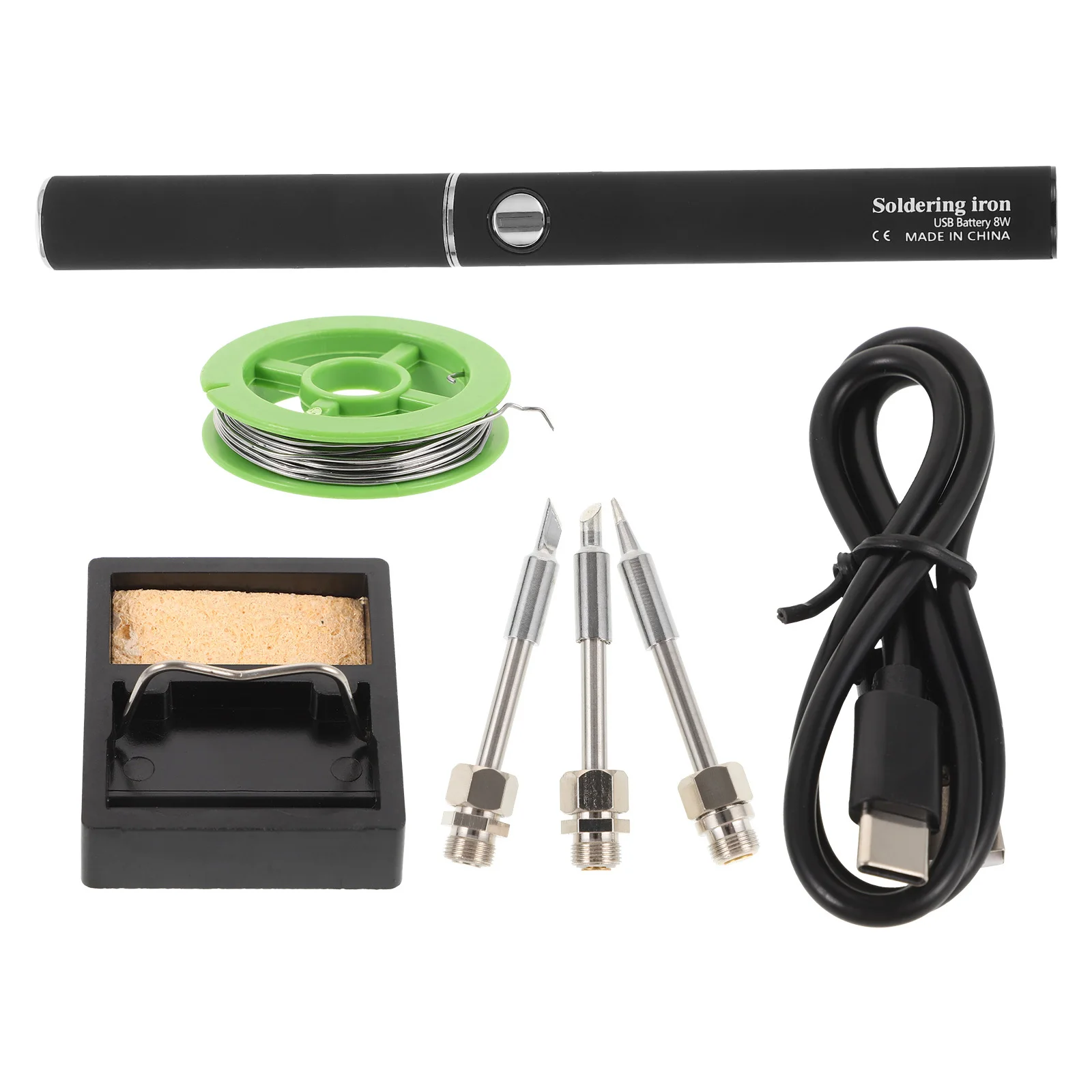 1 مجموعة USB اللاسلكي سبيكة لحام المحمولة اللاسلكية لحام القلم صغيرة خفيفة الوزن قابلة للشحن مجموعة أدوات لحام للإلكترونيات #4