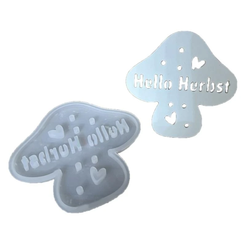 

Flexible Silicone LED Night Lamp Mold Mushroom Shaped Bedroom Decoration for Craft Enthusiasts Jewelry Making Supplies