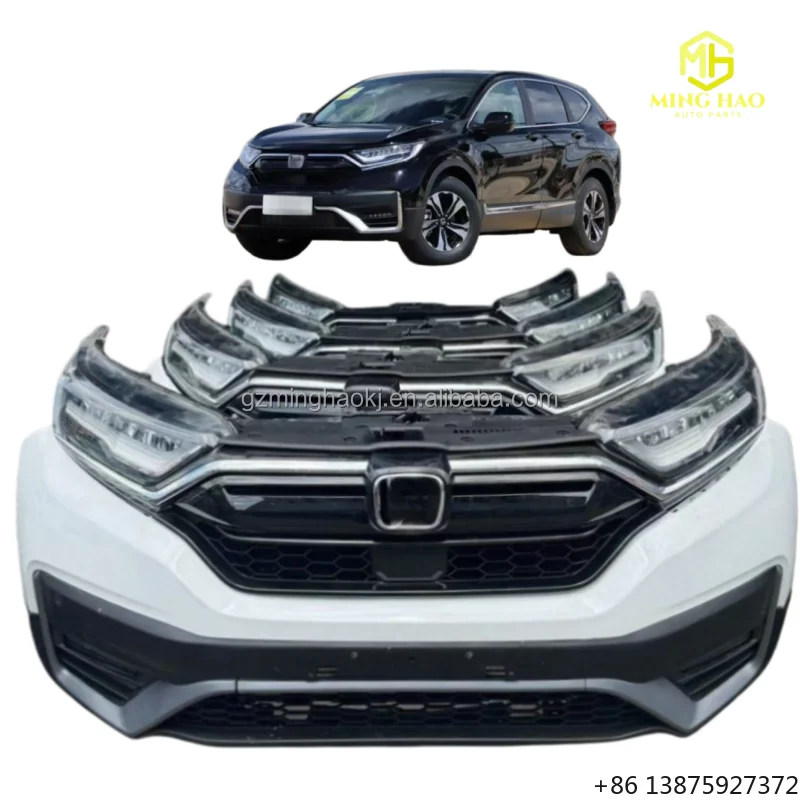 

Original Factory Second-hand Car Exterior Accessories 2019-2021 for CRV, Including a Complete Bumper, Hood and Fenders.