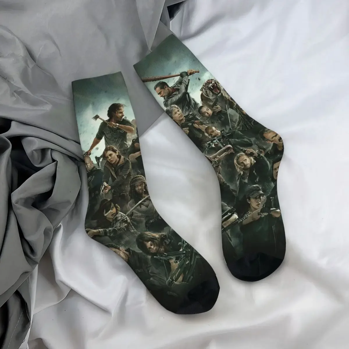 

All Seasons Crew Stockings The Walking Dead Gaming Games Socks Fashion Long Socks for Men Women Valentine's Day Gifts