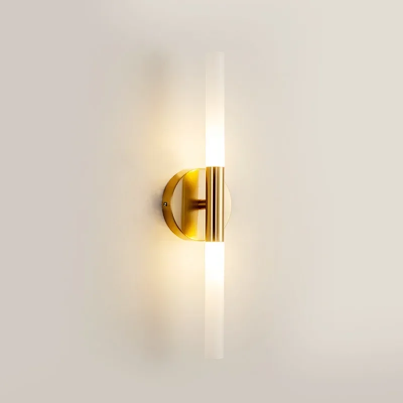 

Modern LED Wall Lamp Double Lampshade Up Down Wall Light for Bathroom Living Room Bedroom Bedside Indoor Corridor Decor Fixtures