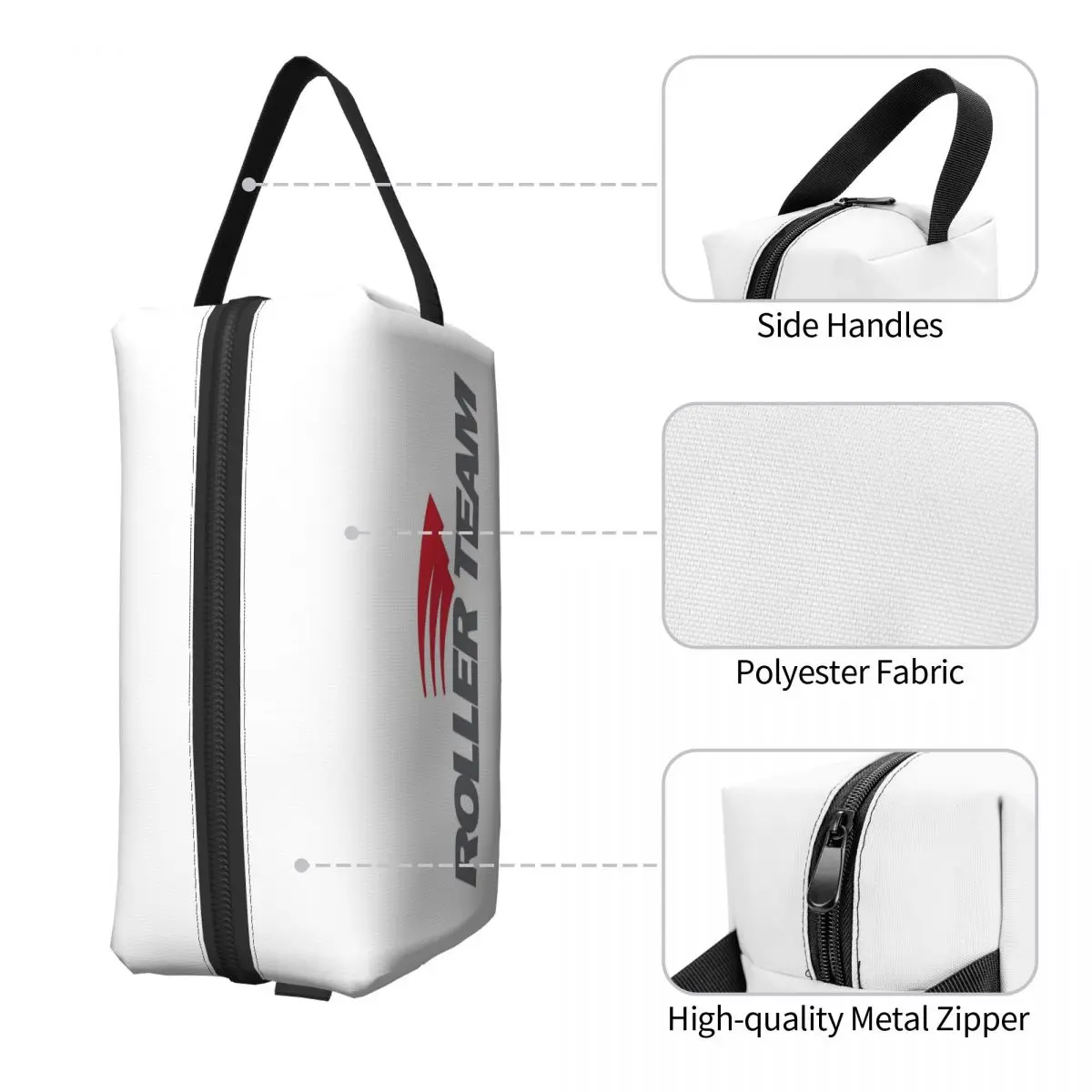 حقيبة مكياج رولر تيم كارافان، منظم مستحضرات التجميل، مجموعة أدوات التخزين، حقيبة مستحضرات التجميل للنساء، مقلمة للسفر