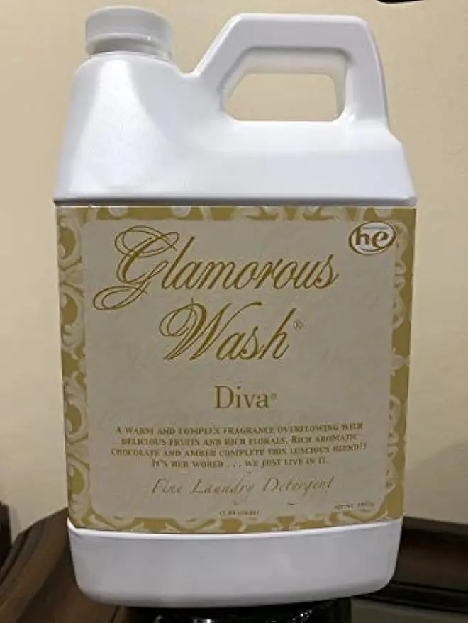 DIVA-o detergente fino da lavanderia, velas glamorosas da lavagem, delicado na pele, não expensará a irritação, meio galão de 64 onças