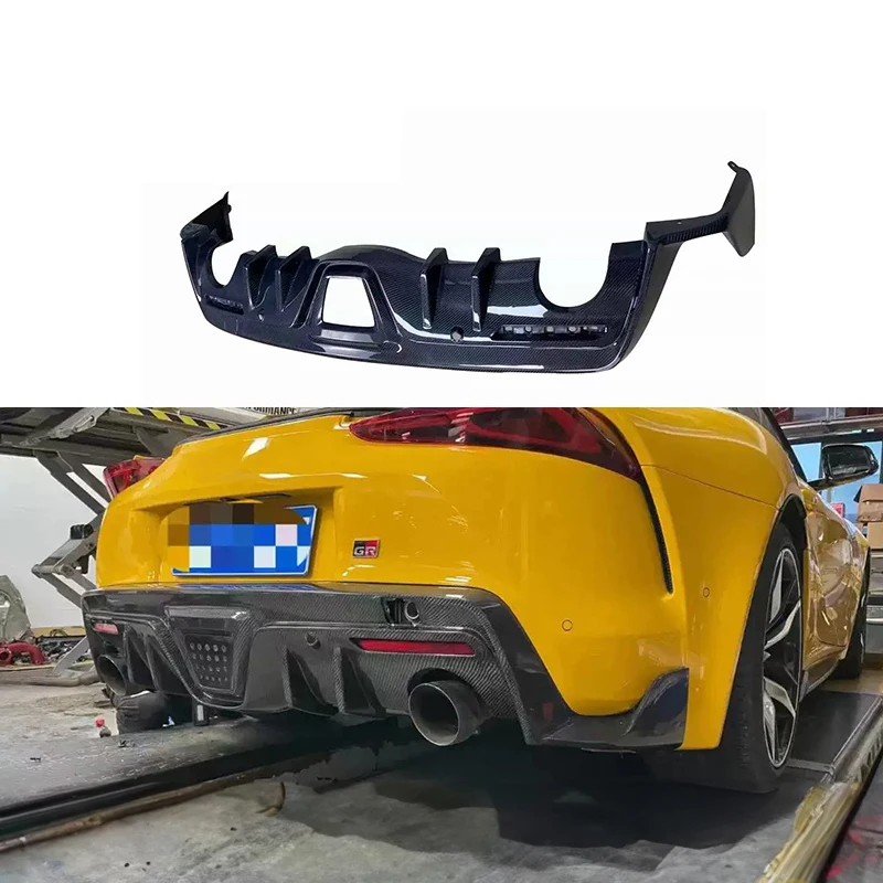 Carbon Fiber Fibre Rear Bumper Lip Diffuser for Toyota GR Supra A90 A91 MK5