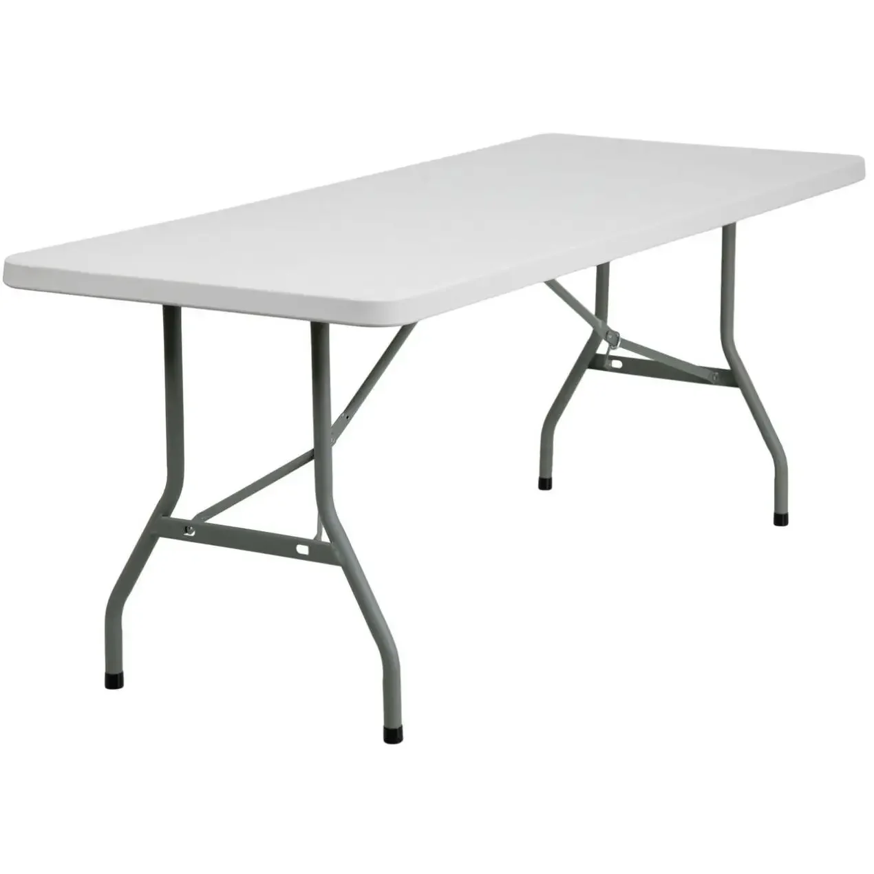 

Factory Direct Cheap Price EN 581 Advantage 6 FT. (30X72) Rectangular White Portable Plastic Folding In Half Table