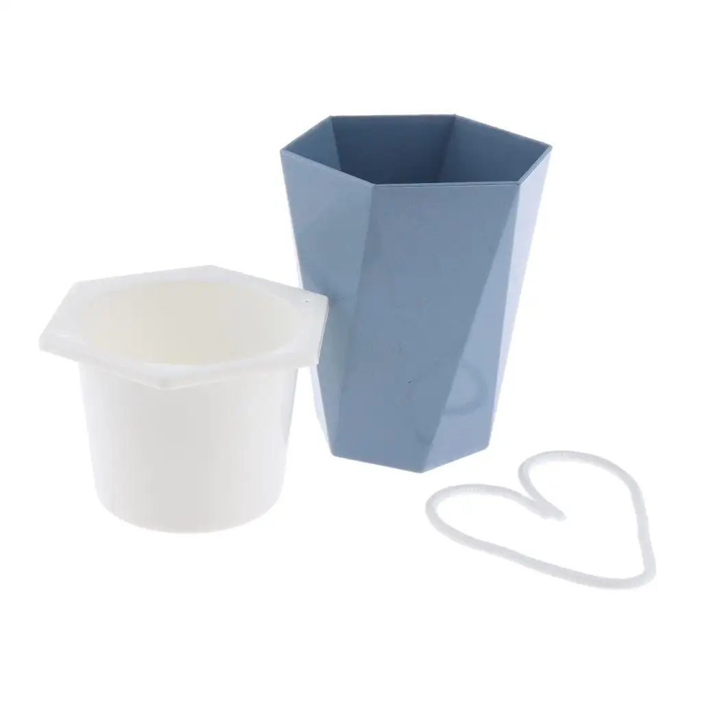 Moderne Blumentöpfe aus Fasermaterial für Blumen, Kräuter und Afrikanische Veilchen