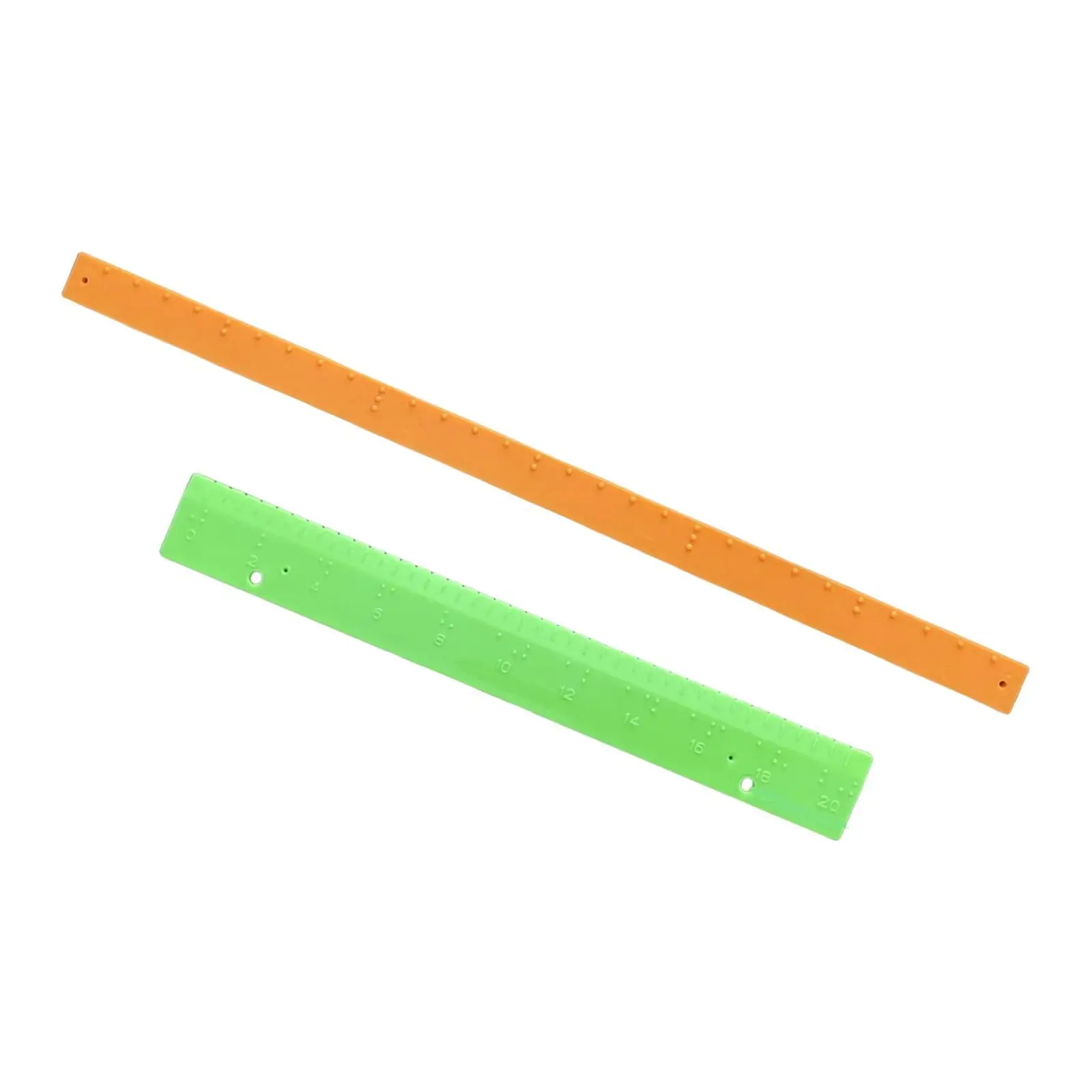 Braille Ruler Educational Tool Stationery Drawing Instrument Straight Ruler