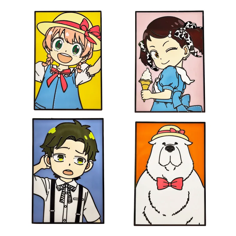 Anime SPY X FAMILY Badges Pendant Anya Bond Forger Becky Damian Pins Manga Brooches Backpack Clothing Lapel Cosplay ACG Goods