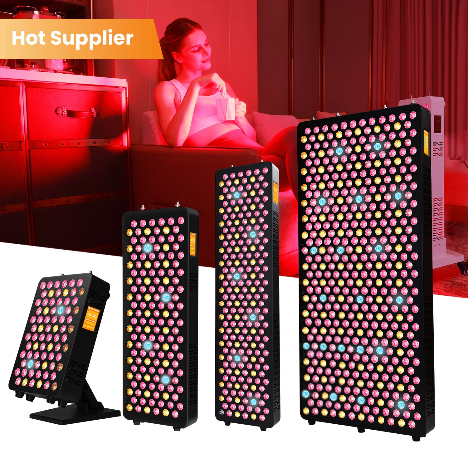 

IDEARED Full Body 9Waves 480 590 630 810 830 1060nm Led Red Light Therapy Device Infrar Light Therapy Red Light Therapy Panel
