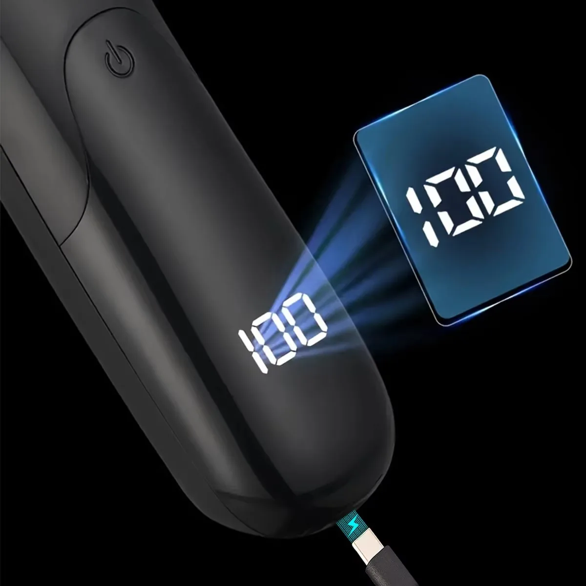 Men's Electric Hair Clippers Beard Trimmer Safety Razor Personal Shaving Tools for Home & Travel Private Area Grooming Kit