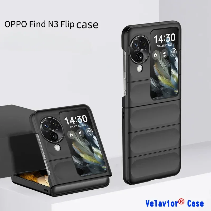 

For Oppo Find N3 Flip Case Skin Feel Case Fashion Set Colorful Hard Protection Back OPPO Find N3 N2 Flip Anti-Scratch Cover