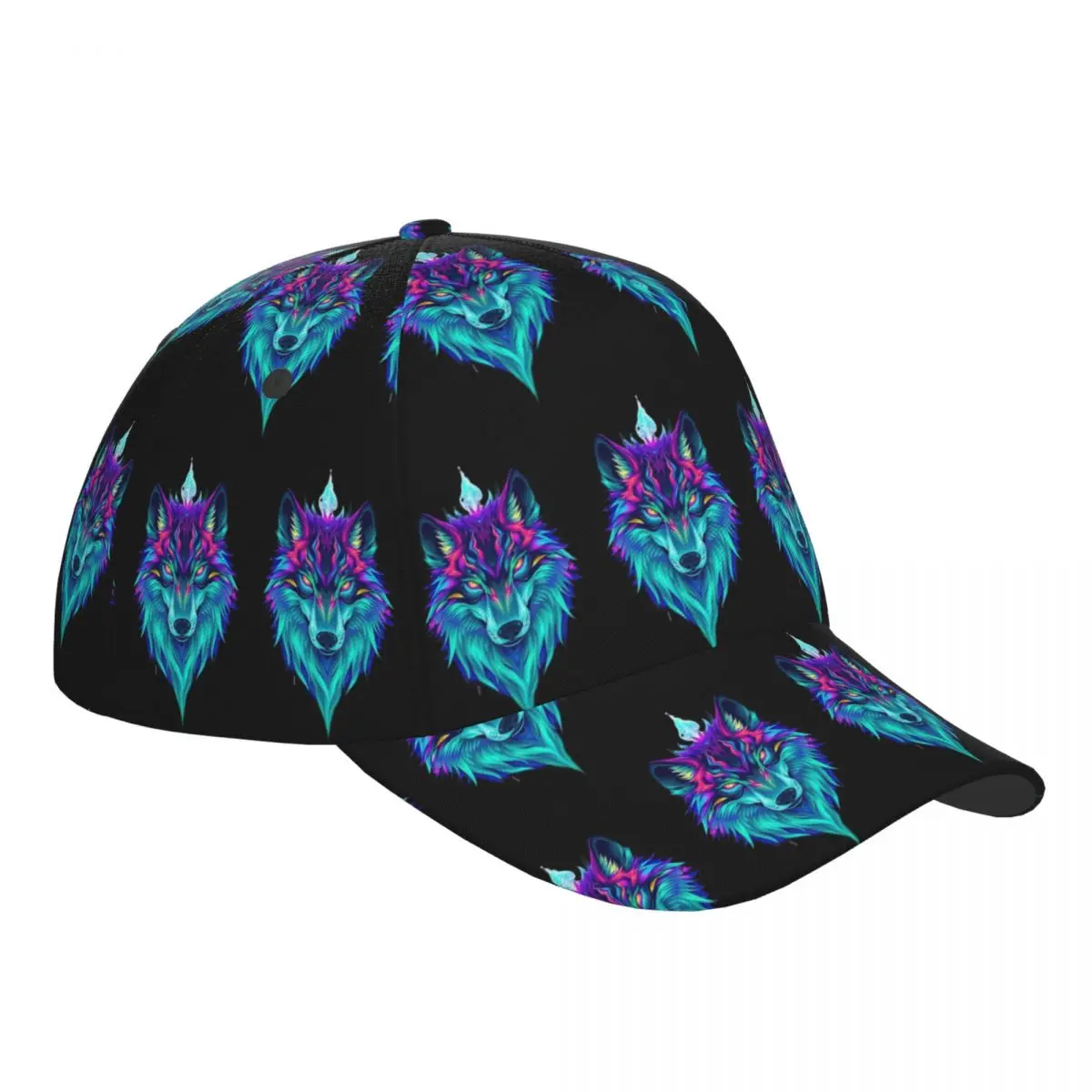 

Бейсбольные кепки Wild Wolf для мужчин и женщин, уличная регулируемая повседневная кепка, уличная бейсбольная кепка, Casquette