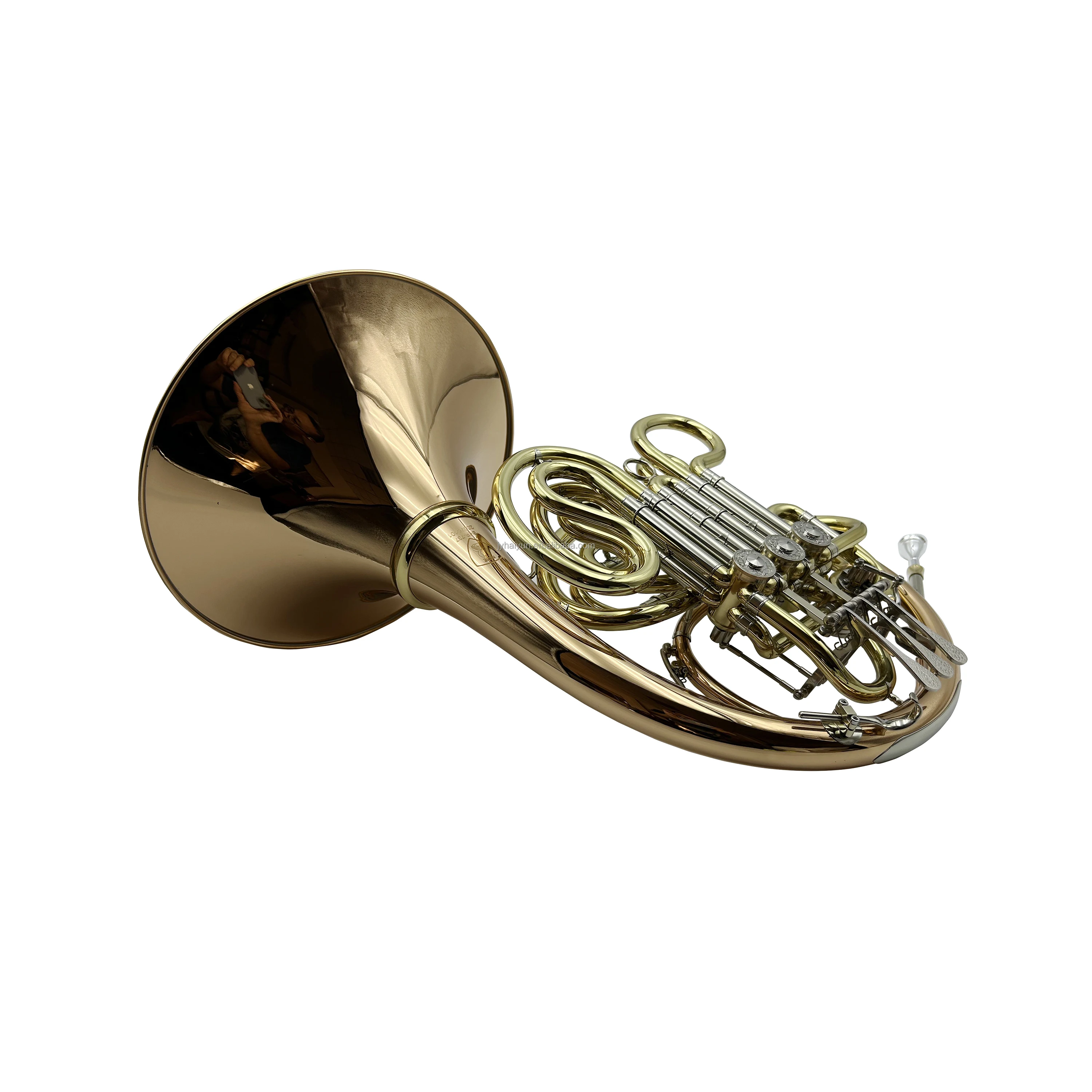 Professional 4 Key Double French Horn Bb/F Key Phosphorus Copper Bronze Material Separated Bell Wind Instrument Case JYFH946PC