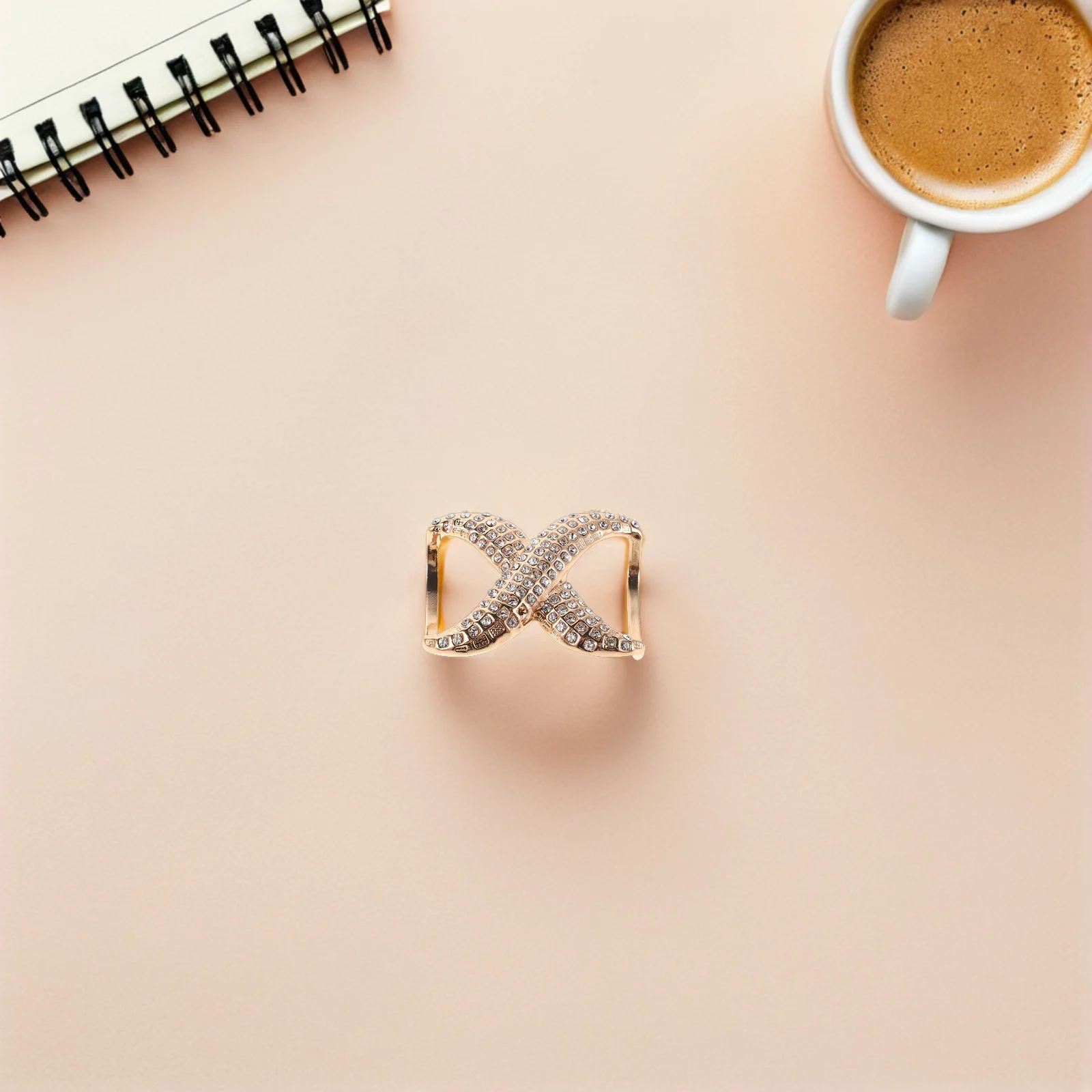 

4pcs High-end Buckle Rhinestone Bowknot Clips for Women Elegant Shawl Clasp Scarf Rings Coat Brooch Scarves Buckle Scarf Clip