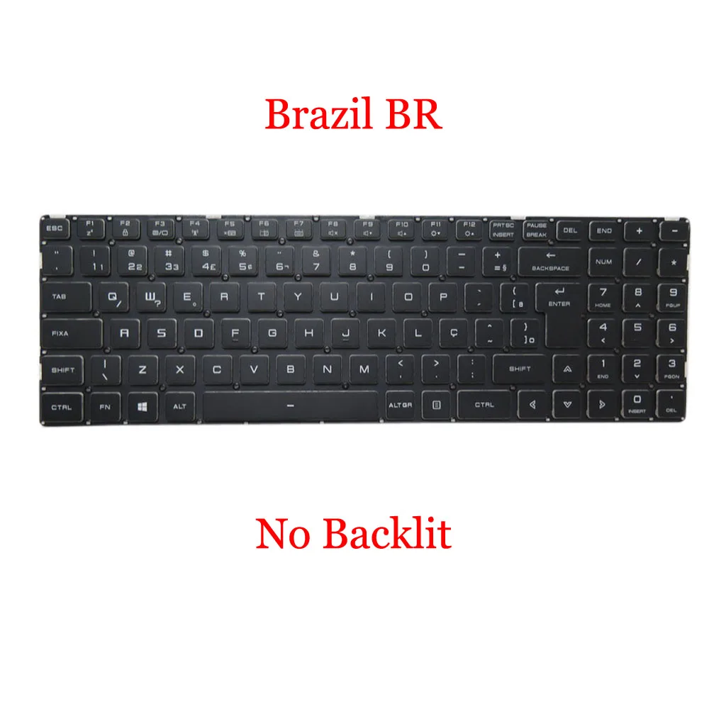 Laptop No Backlit Paper Keyboard For Gateway GWTN156-2 GWTN156-2BK GWTN156-3 GWTN156-3BK United States US No Frame